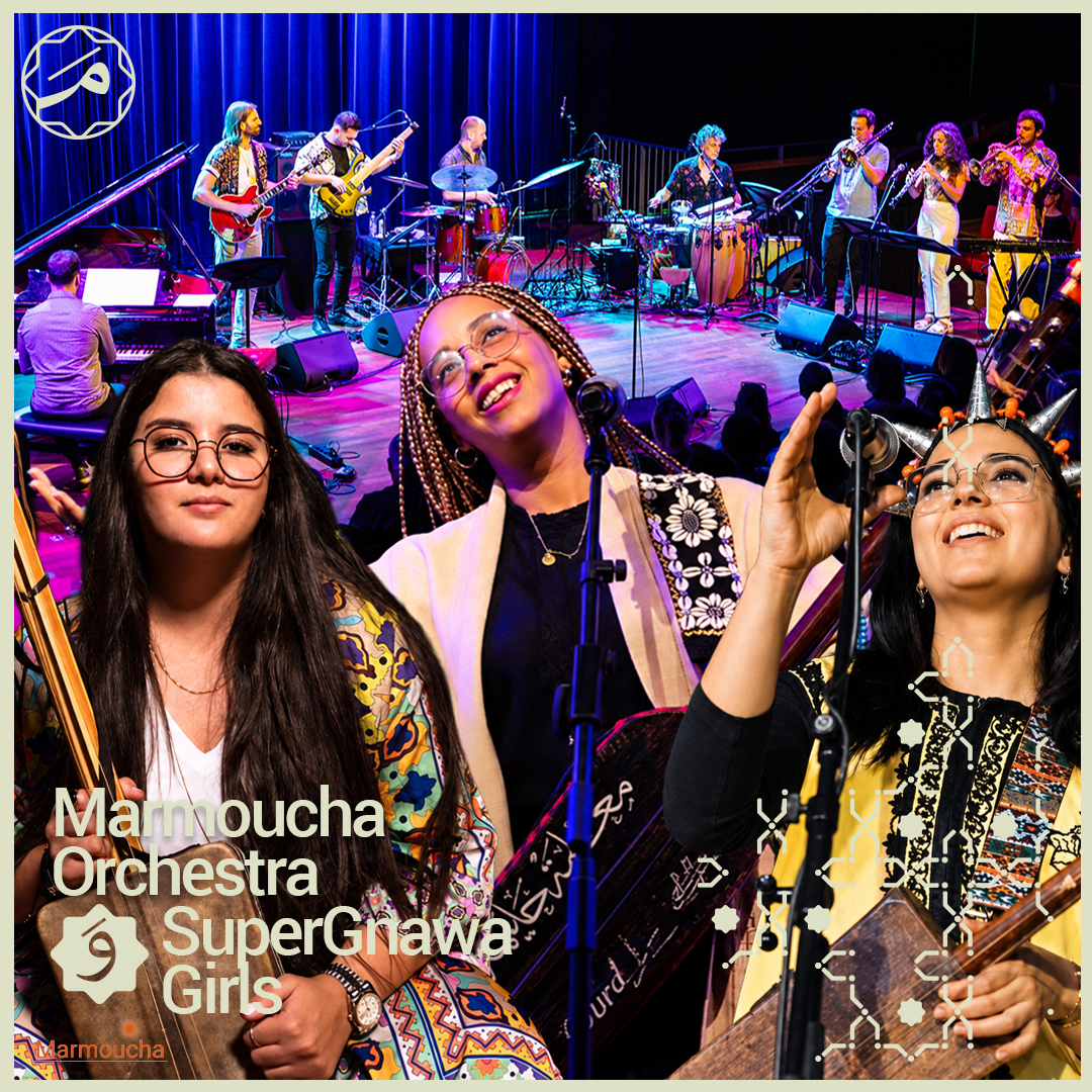 Marmoucha Orchestra & The Super Gnawa Girls — full group